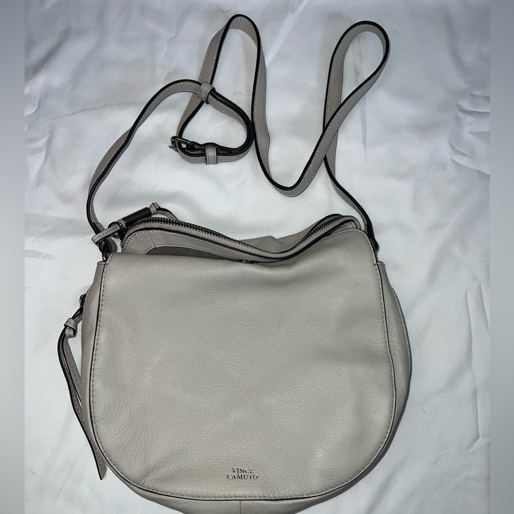Vince Camuto Light Gray Crossbody Bag